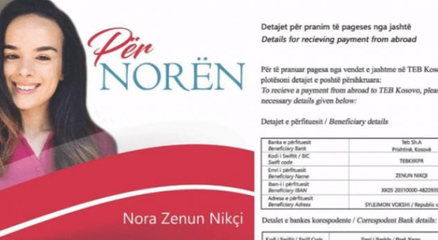 Studentja e Stomatologjisë Nora Nikqi, ka nevojë për ndihmën tonë: Tash e një muaj është në gjendje kome