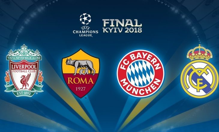 KËTO JANË ÇIFTET GJYSMËFINALISTE TË CHAMPIONS LEAGUE