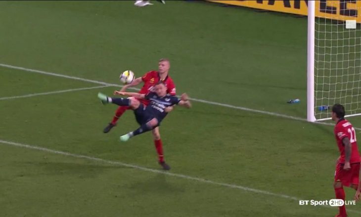 BESART BERISHA SHËNON NË STIL TË CRISTIANO RONALDOS (VIDEO)