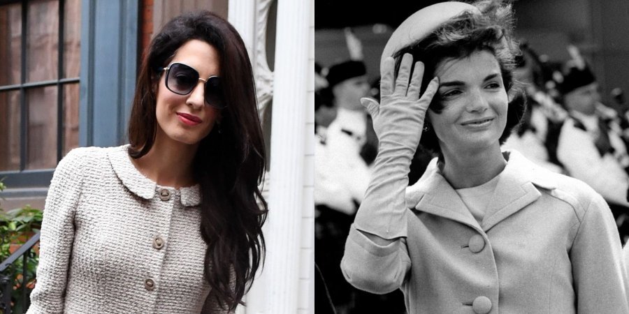 Amal Clooney si Jackie Kennedy