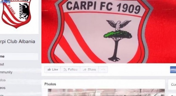 Facebook mbyll faqen “Carpi Club Albania”, kjo është arsyeja