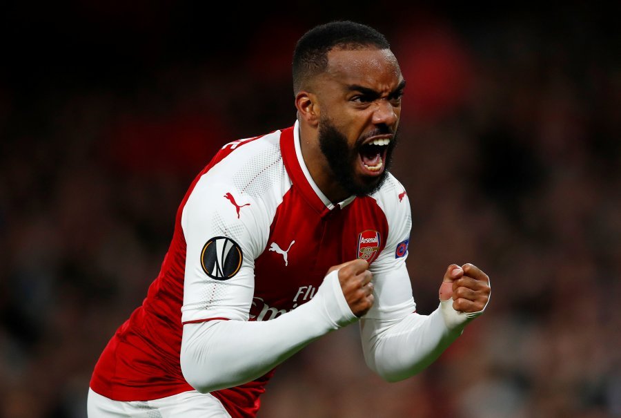 Lacazette kalon Arsenalin në epërsi ndaj Atleticos