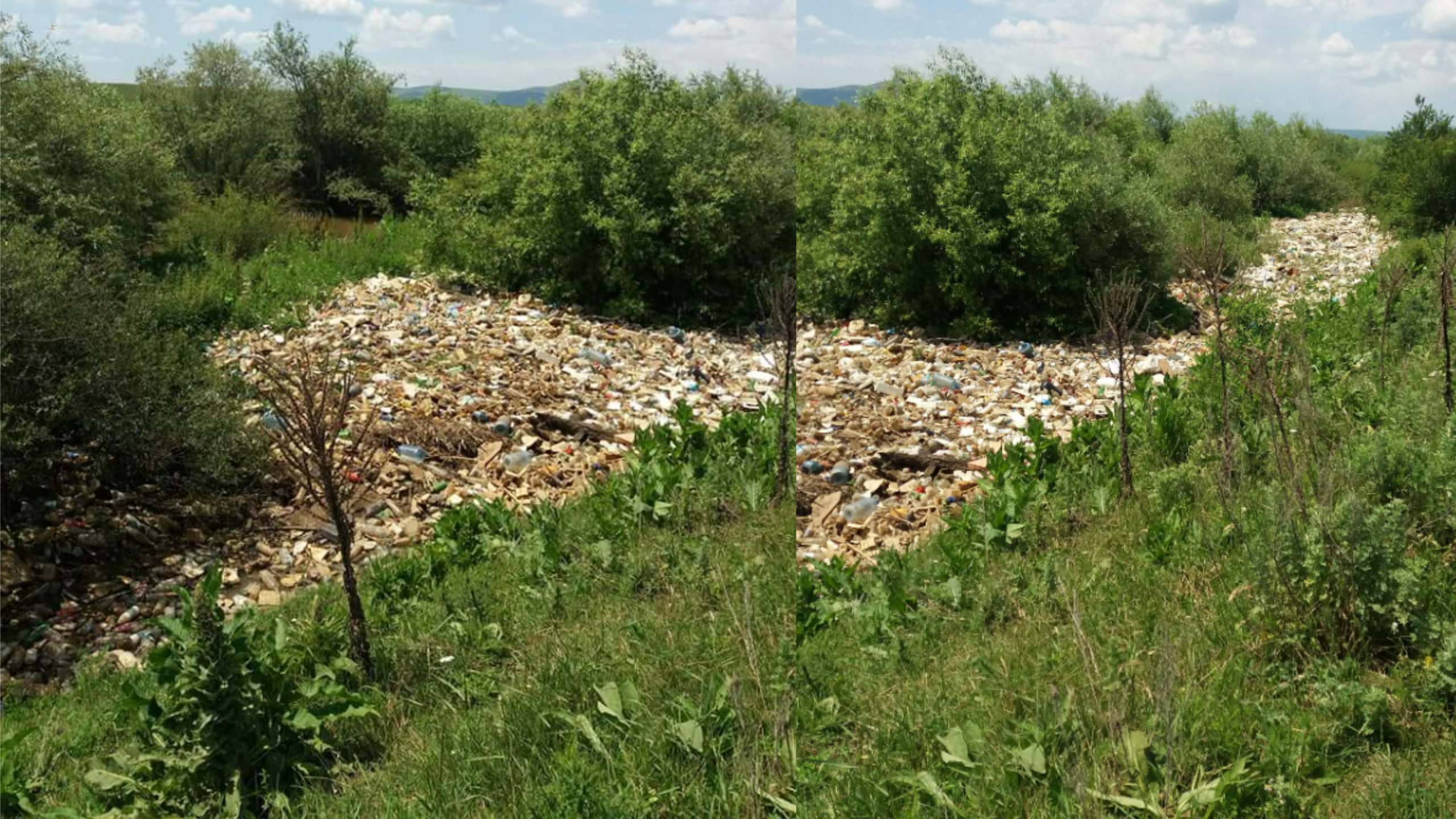 Katastrofa mjedisore, një pjesë e Sitnicës në Lipjan plot mbëturina (Foto)