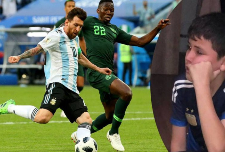 Lotët e djaloshit kosovar pasi Argjentina shënoi mbrëmë golin e fitores (Video)