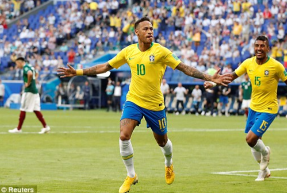 Neymar në formë, Brazili kalon Meksikën dhe kap çerekfinalet