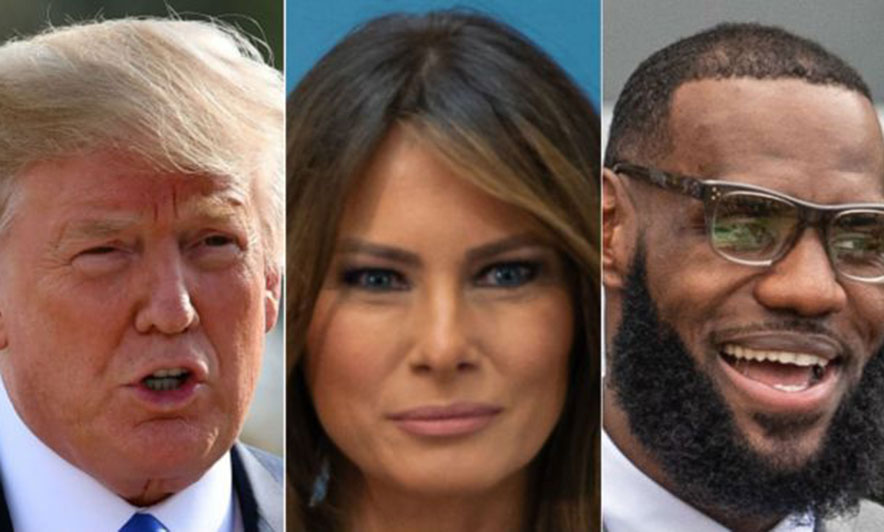 Familja, kundër presidentit. Melania del në mbështetje të LeBron James