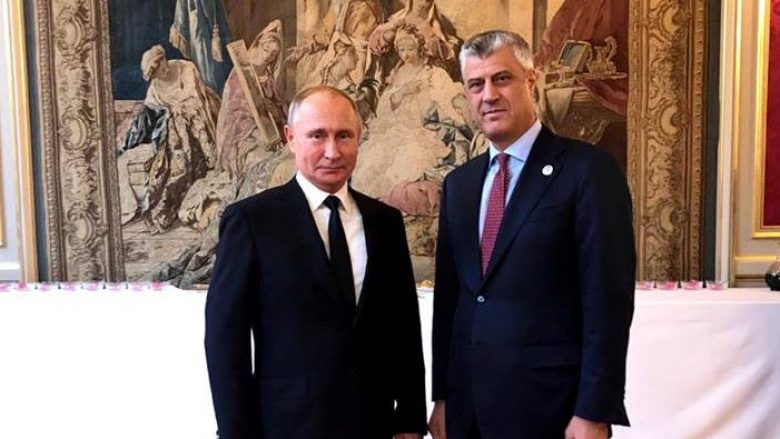 Thaçi takon Putinin, thotë se Rusia mbështet marrëveshjen Kosovë-Serbi