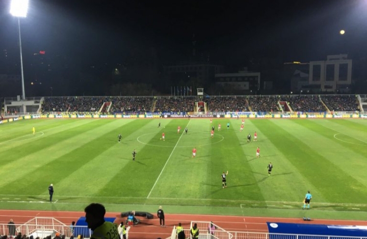 Çmendet stadiumi “Fadil Vokrri”, Kosova shënon golin e epërsisë