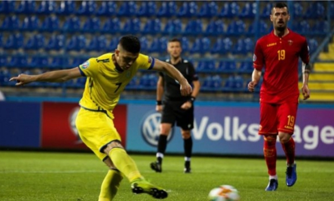 Kosova ndalet me barazim nga Mali i Zi në një stadium pa shikues në Podgoricë